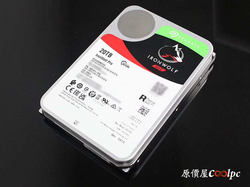 開箱】氦氣密封20TB 大容量、24Hrs Server 級抗震！Seagate 那嘶狼Pro