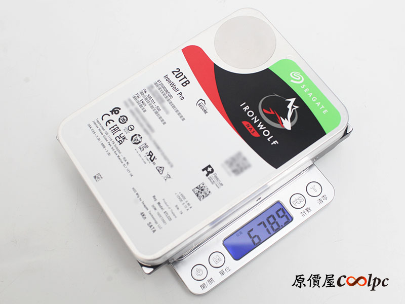 開箱】氦氣密封20TB 大容量、24Hrs Server 級抗震！Seagate 那嘶狼Pro